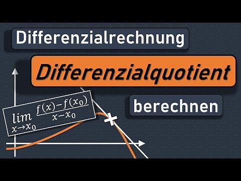 Calculate the differential quotient, differential quotient, derivative, calculate the slope at a ...