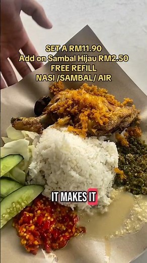 Kuala Lumpur Ayam Gepuk Hidden Gem. LOCATION: Ayam Gepuk Kriuk Keramat Facing UTC #ayamgepuk #ayam