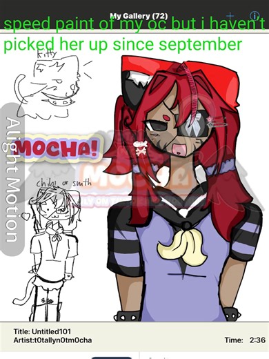 #goviral #tiktok #gachaanimation #Oc #cat #chibiart @flower_star_flowe for the help with the chin