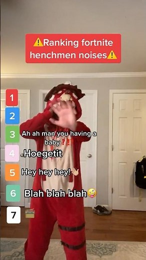 Fortnite HENCHMEN noises ranked