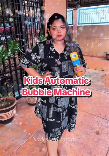 Exciting Kids Automatic Bubble Machine Fun