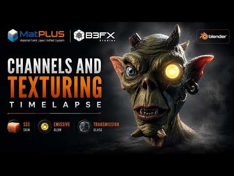 MatPlus - Channels and Texturing Timelapse