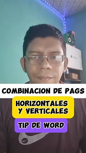 260K views · 2.9K reactions | Combinar hojas verticales y horizontales en Word #exceltips #tecnologia #tips #ordenador #android #windows #movil #apps | raymon_acuna | Facebook
