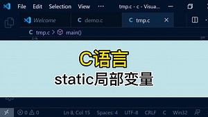 C语言(二十) | static局部变量