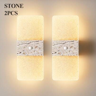 Crystal Sensor Wall Light, Acrylic Wall Lamp, Indoor Motion Sensor Wall Light, Wireless LED Wall Light, Battery Powered Night Light, Adhesive Design, Rotatable, Portable, Easy Installation, Adjustable Color Temperature And Brightness, Suitable For Corridor, Bathroom, Bedroom, Kitchen, Cabinet, Stairs, Entrance And Other Spaces. | SHEIN