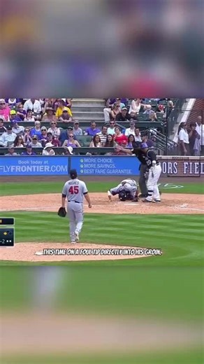 Catcher Gets Hit by Two Insanely Painful Foul Balls…In One At Bat