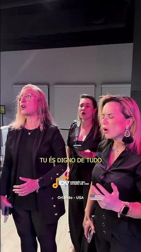 Louvor "Tu és Digno de Tudo" - Coral IDV Orlando/EUA #professordecanto #divisãodevozes #tecnicavocal