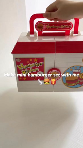 118K views · 3K reactions | Make mini hamburger set #asmr #hamburger #toys #minikitchen #satisfying | The princess Life | Facebook