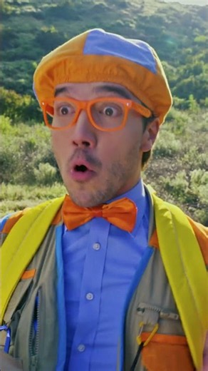 Blippi comes face to face with DINOSAURS! #blippi #shorts #dinosaurs #skit #comedy