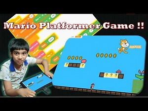 Mario Platformer Game Coding with Scratch
