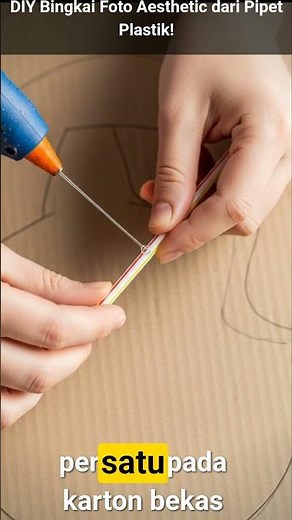 DIY Bingkai Foto Aesthetic dari Pipet Plastik!