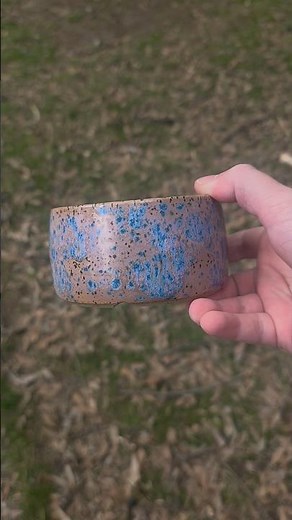Pink and blue ceramic planter pot with drainage #pottery #ceramics #decorativepots #potteryplanter