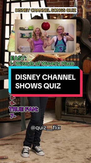 Can you guess all the Disney Channel Shows themes? Prove it in this quiz 😈 #disneychannel #quiz #disneychannelthrowbacks #disney #wizardsofwaverlyplace #violetta
