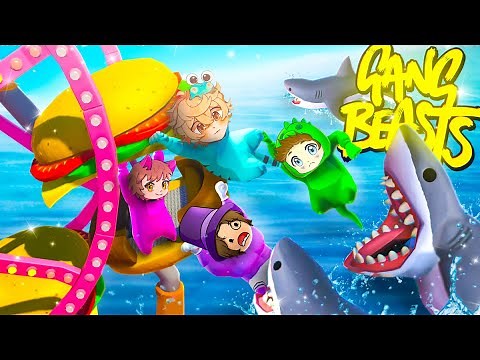 Der KAMPF um die RIESEN BURGER!!! | Gang Beasts mit Maudado, Zombey und Fufu