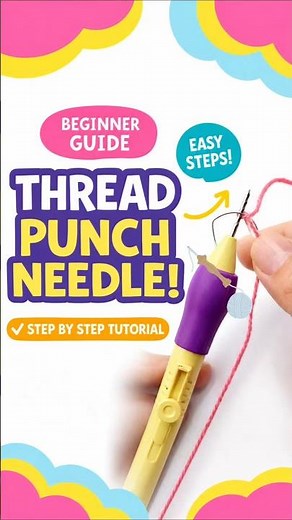You're Threading It Wrong 😳 (Punch Needle Fix)