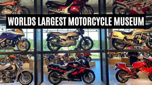 What makes this the largest motorcycle museum in the world