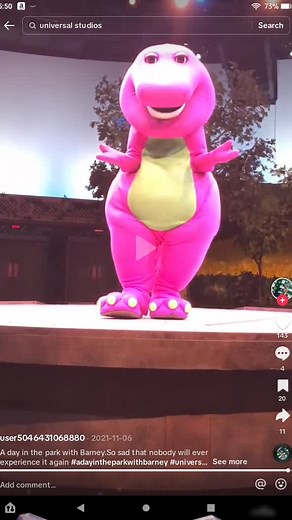 Barney live show a day in a park with Barney