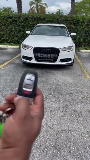 Audi A6 remote start (key), UK