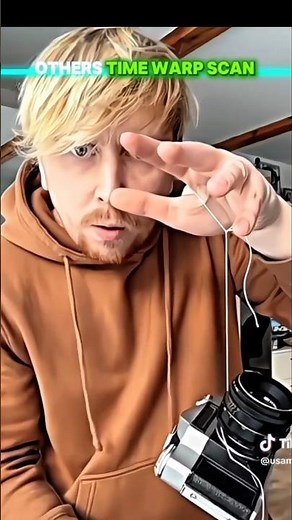 Time Warp Scan Filter 😈#troll #trollface #edit #sigma