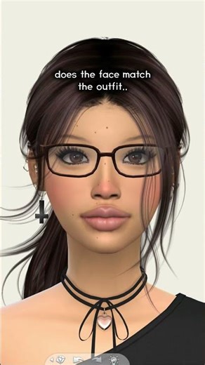 does the fit match the face? #sims4