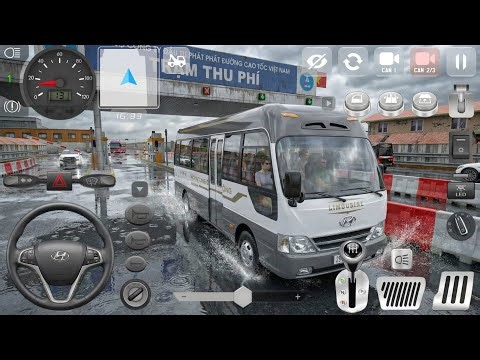 Minibus Simulator Vietnam #27 | Trip by Hyundai County From Nông thôn Part 3