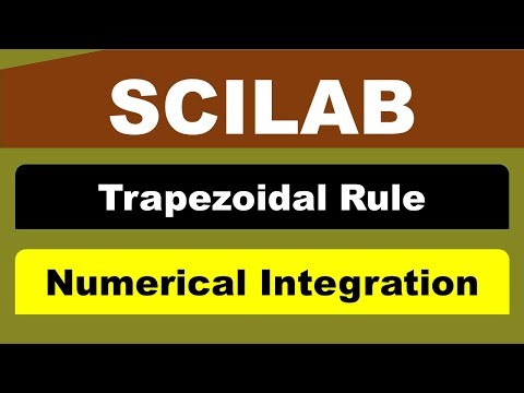 SCILAB: Numerical Integration Using Trapezoidal Rule