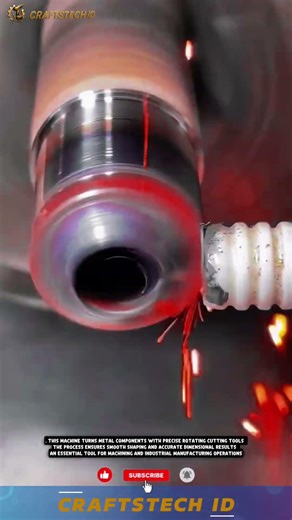Lathe Machine for Precision Metal Turning and Industrial Manufacturing Applications #machine