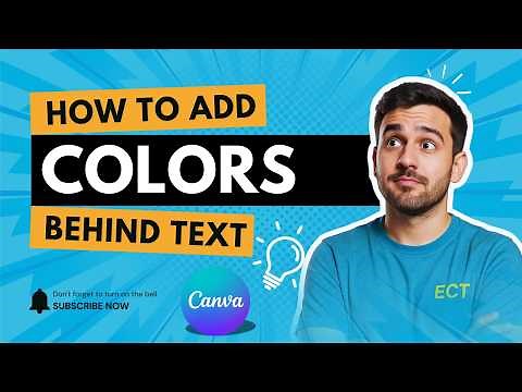 HOW TO ADD BACKGROUND COLOR TO TEXT IN CANVA – Make Your Designs Stand Out Instantly!