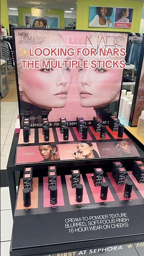 NARS multiple cream sticks make for blush , lips, and eyes ! #narscosmetics #blush #lips #newmakeup