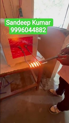 Handheld Induction Heating Machine Demo #induction #diy
