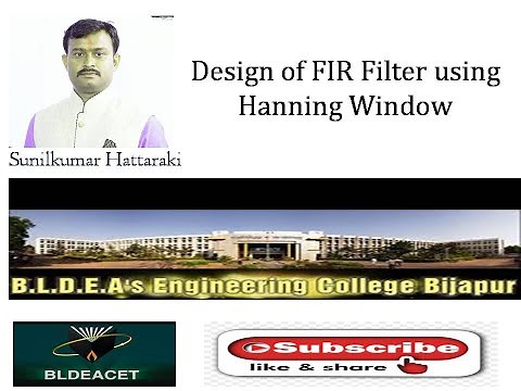 Design of FIR Filter using Hanning Window