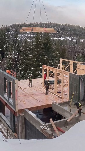 Part 2. “Brio Project” Watch the second part of our Brio Project to see the complete installation of prefabricated wall and roof panels! GC: @durfeldconstructors Architect: @hemswortharchitecture Structure: @whmengineers @wws_welding @blacktuskcranes Video credit: @wintonphotos #bcpassivehouse #prefabrication #prefab #build #whistler | BC Passive House | Facebook