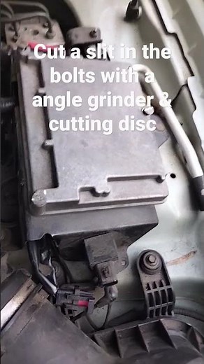 BA BF Falcon easiest way to remove ECU bolts