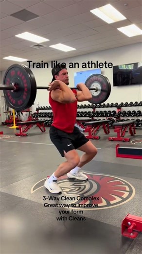 Train like an athlete- 3 way clean complex to improve the clean #training #athlete #fitness