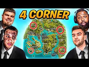 The 4 CORNER CHALLENGE on NEW WARZONE AVALON!