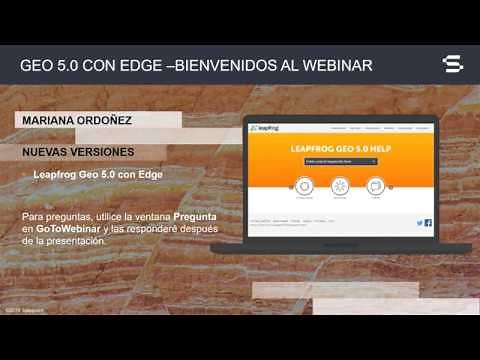 Las actualizaciones del producto Leapfrog Geo 5.0