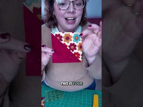 Here’s the tutorial for February’s quilt block of the month! This one is super beginner-friendly —