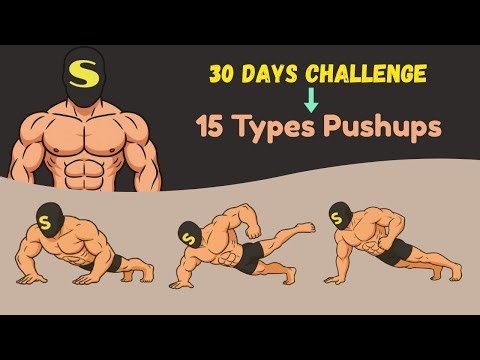 15 different variations of pushups (Beginning to advance) | Build your body and keep body energetic