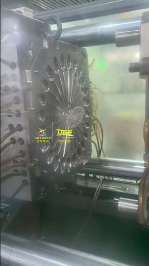 24-Cavity Spoon · Auto-Gate Break · Perfect T0 Trial🌹🌹🌹#CutleryMold #SpoonMold#InjectionMolding