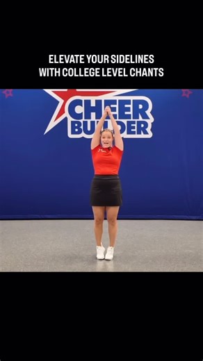 Cheer Builder on Instagram: "Get your team sideline cheers by @coachclaudia.ralph 📣✨ Big energy your crowd can feel 🔊 Step-by-step lessons included 📲 Easy to teach. Affordable for every team 💙 High-level cheer made simple 🚀 Cheerbuilder.com #cheercoach #youthcheer #cheerchants #sidelinecheers #cheerleading #cheerpractice #cheercommunity #moderncheer #coachlife #highschoolcheer #sidelinecheer #sidelinechants"