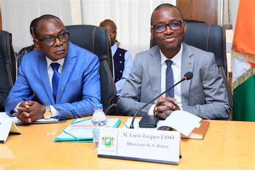 Coopération : le Ministre Souleymane Diarrassouba échange avec le Président du Groupe de la Banque Africaine de Développement  - Abidjan.net Photos