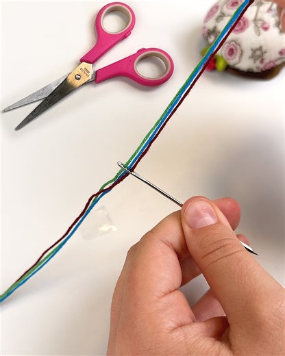 Thread a needle with multiple threads the easy way | Rush Brush