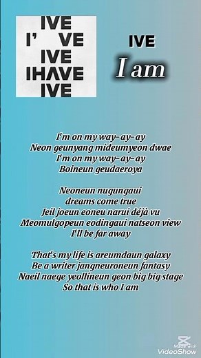 IVE - I am Lyrics #iam #ive #wonyoung #liz #heya #lyrics #kpop #shortvideo #shorts