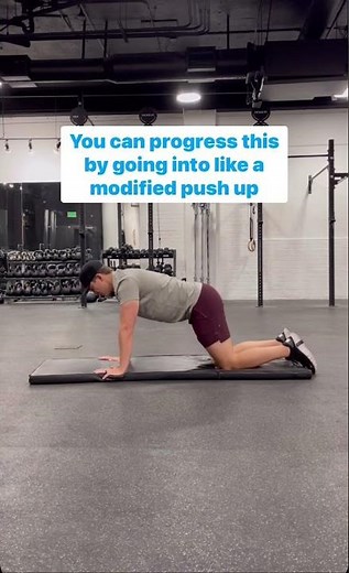 Push Up Plus Progression