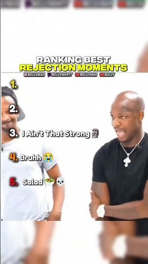 Ranking Best rejection moments 💀