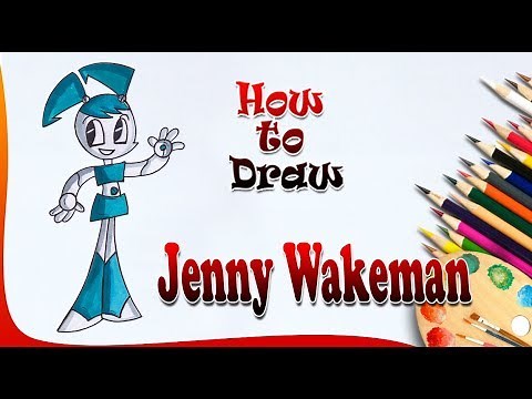 How to draw Jenny Wakeman | My Life as a Teenage Robot | Easy drawing