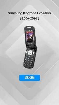 Samsung Ringtone Evolution (2006 - 2026) 🎶 #samsung #samsunggalaxy #ringtone #sound #notification