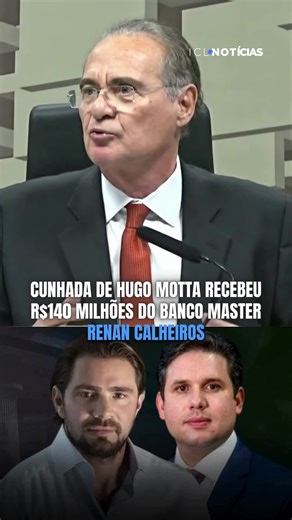 Senador Renan Calheiros (MDB-AL) diz que cunhada de Hugo Motta recebeu R$140 milhões do Banco Master. O presidente da Câmara dos Deputados, Hugo Motta (Republicanos-PI), foi o autor de uma emenda ao projeto de lei que criou o Sistema Brasileiro de Comércio e Emissões de Gases do Efeito Estufa. O texto obriga as seguradoras e entidades de previdência complementar do Brasil a investirem, no mínimo, um por cento de suas reservas técnicas anuais em créditos de carbono. Ou seja, garante fluxo de dinh