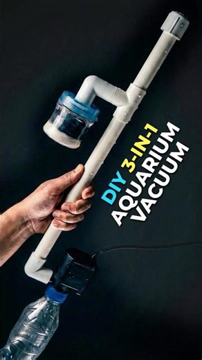 3 in 1 DIY Electric Aquarium Vacuum! 🐠