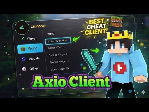 Axio Client For MCPE 1.26.3 Version 🔥 | Apollon Client, Borion Client, Toolbox latest ✅